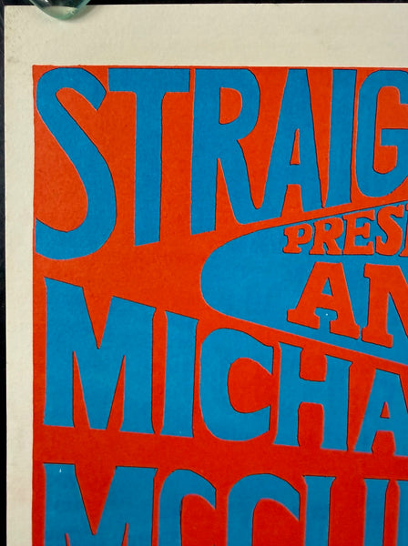 AUCTION - AOR 2.16 - Grateful Dead - Michael McClure - 1966 Poster - Avalon Ballroom - Near Mint Minus - SF Rock Posters & Collectibles