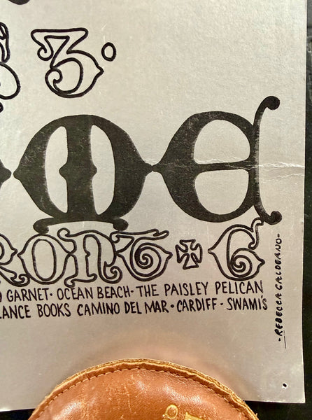 AUCTION - Velvet Underground - Quicksilver - Rebecca Galdeano - 1968 Poster - Hippodrome San Diego - Excellent - SF Rock Posters & Collectibles