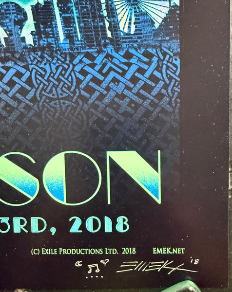 AUCTION -  Van Morrison - Las Vegas '18 - Variant Edition of 30 - Emek  - Mint - SF Rock Posters & Collectibles