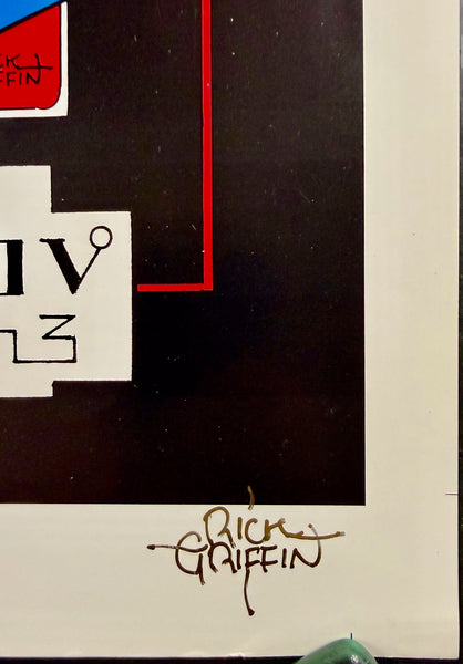 AUCTION - Grateful Dead - Rick Griffin Signed - 1984 A/P Poster - Berkeley - Near Mint Minus - SF Rock Posters & Collectibles