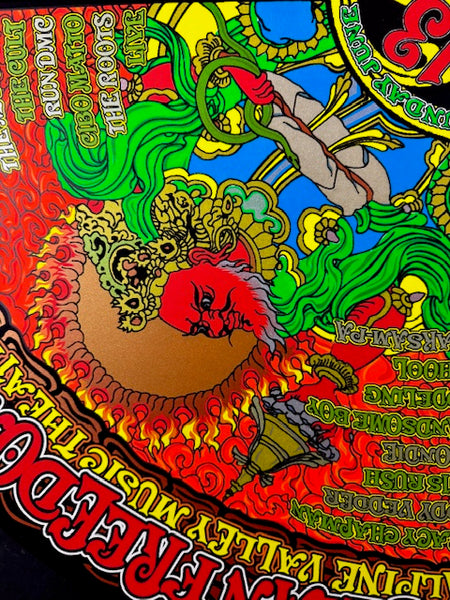 AUCTION - Tibetan Freedom '99 - 1st Edition - Donovan/Forbes/Shaw/Sperry - Near Mint - SF Rock Posters & Collectibles