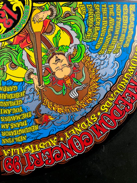 AUCTION - Tibetan Freedom '99 - 1st Edition - Donovan/Forbes/Shaw/Sperry - Near Mint - SF Rock Posters & Collectibles