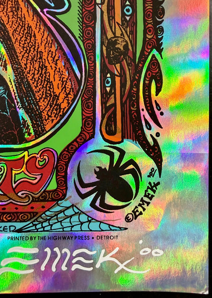 AUCTION - Cold - New York City '00 - Foil  - Emek  - Excellent - SF Rock Posters & Collectibles