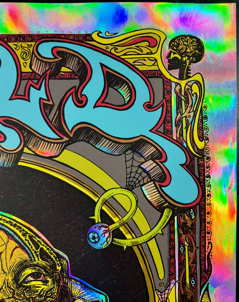 AUCTION - Cold - New York City '00 - Foil  - Emek  - Excellent - SF Rock Posters & Collectibles