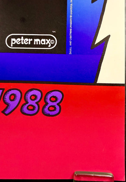 AUCTION - Grateful Dead - Peter Max - 1988 Spring Tour Poster - Near Mint