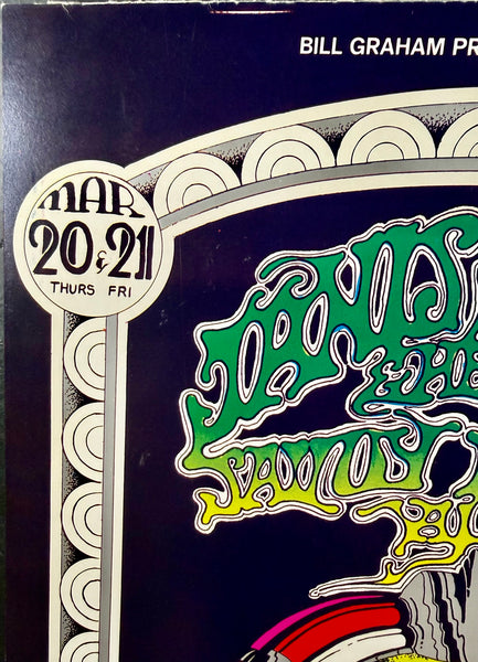 AUCTION -  BG-165 - Janis Joplin - Randy Tuten  Signed - 1969 Poster -  Winterland/Fillmore West - Excellent