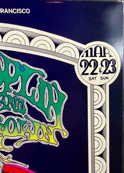 AUCTION -  BG-165 - Janis Joplin - Randy Tuten  Signed - 1969 Poster -  Winterland/Fillmore West - Excellent