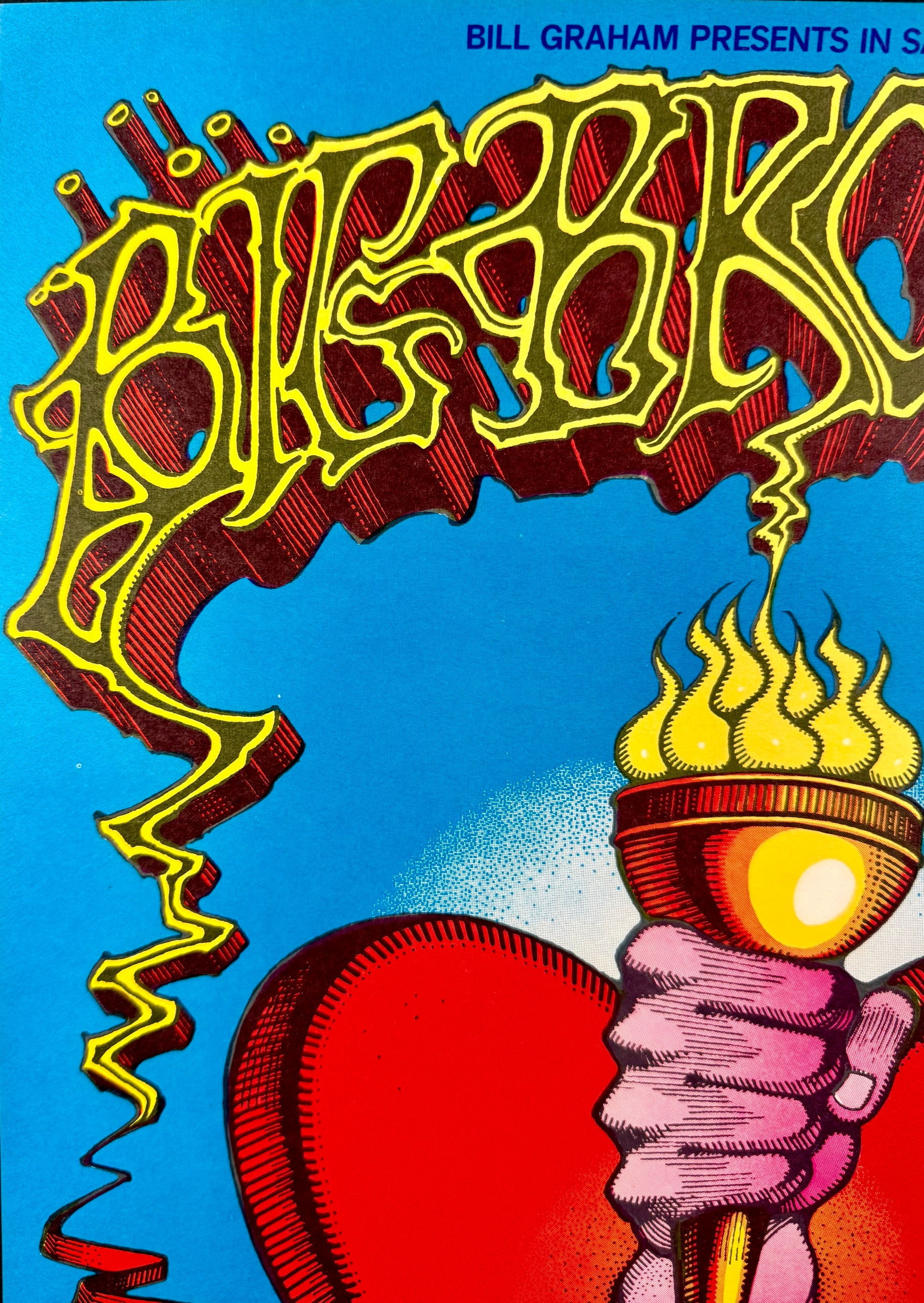 AUCTION - BG-136 - Janis Joplin/Big Brother - Rick Griffin - 1968