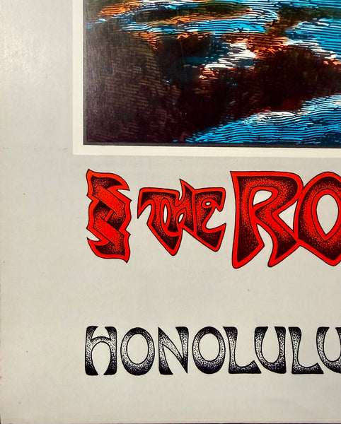 AUCTION - AOR 4.147 - The Rolling Stones - Singer/Satty - 1973 Poster - Honolulu, HI - Near Mint Minus