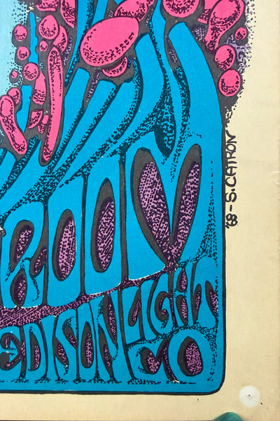 AUCTION - AOR 2.163 - Grateful Dead - "Berry Dropper" - Steve Catron - 1968 Poster -  Carousel Ballroom - Excellent