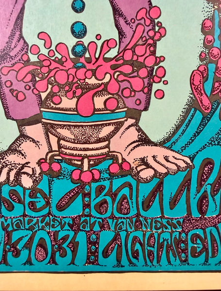 AUCTION - AOR 2.163 - Grateful Dead - "Berry Dropper" - Steve Catron - 1968 Poster -  Carousel Ballroom - Excellent
