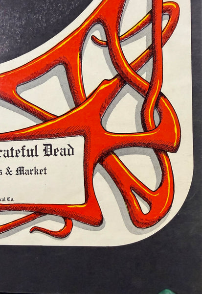 AUCTION - AOR 2.172 - Grateful Dead - "Sore Thumb" - Alton Kelley - 1968 Poster - Carousel Ballroom - Near Mint Minus