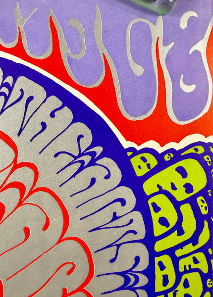 AUCTION - Arts Council Conference - Wes Wilson Signed - 1968  Poster - Near Mint Minus