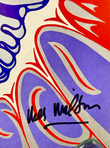 AUCTION - Arts Council Conference - Wes Wilson Signed - 1968  Poster - Near Mint Minus