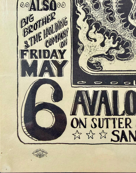 FD-7 - "Euphoria" - Daily Flash - Wes Wilson - 1966  Poster - Avalon Ballroom - CGC Graded 7.0
