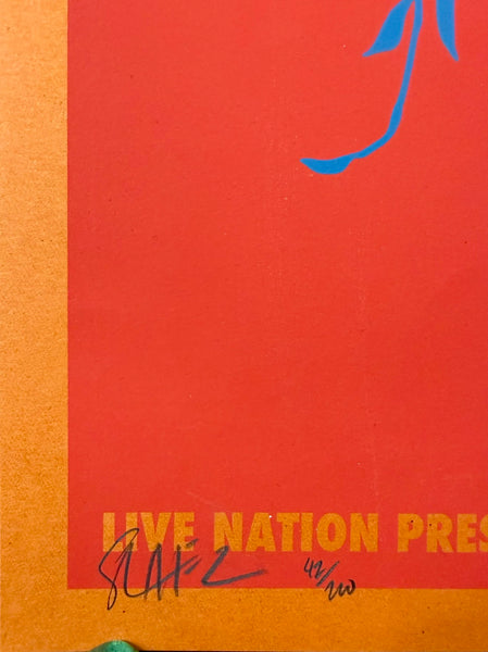 AUCTION - The Cure - Todd Slater - 2008 Poster - Wachovia Spectrum PA - Near Mint