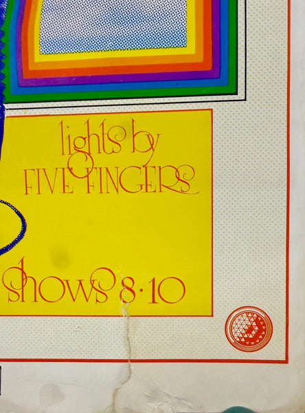 AUCTION - AOR 4.156 - Grateful Dead - 1969 Poster - Salt Lake City, UT - Very Good