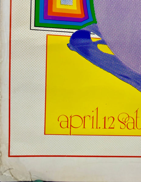 AUCTION - AOR 4.156 - Grateful Dead - 1969 Poster - Salt Lake City, UT - Very Good