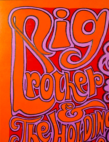 AUCTION - AOR 2.309 - Big Brother Janis Joplin - 1967 Poster - The Ark - Near Mint