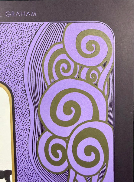 AUCTION - BG-46 - Butterfield Blues - Wes Wilson -  1967 Poster -  Fillmore Auditorium - Near Mint Minus