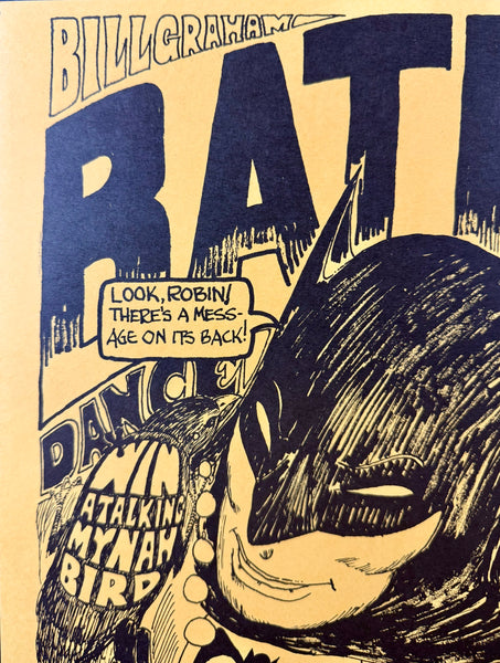 AUCTION -  BG-2-RP2 - "Batman" - Great Society Grace Slick - 1966 Poster - Fillmore Auditorium - Near Mint Minus