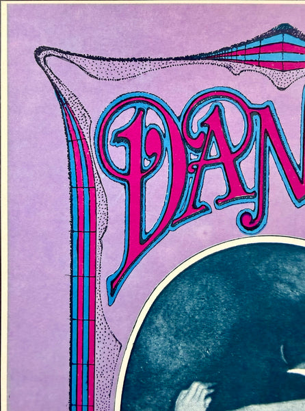 AUCTION -  FD-96 - Quicksilver Messenger Service - Mouse Signed - 1967 Poster -  Avalon Ballroom - Near Mint