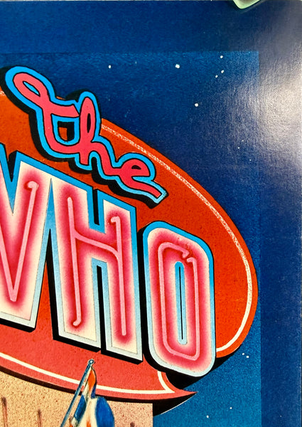 AUCTION -  BGP-32 - The Who - Randy Tuten Signed - 1989 Poster - Oakland - Excellent