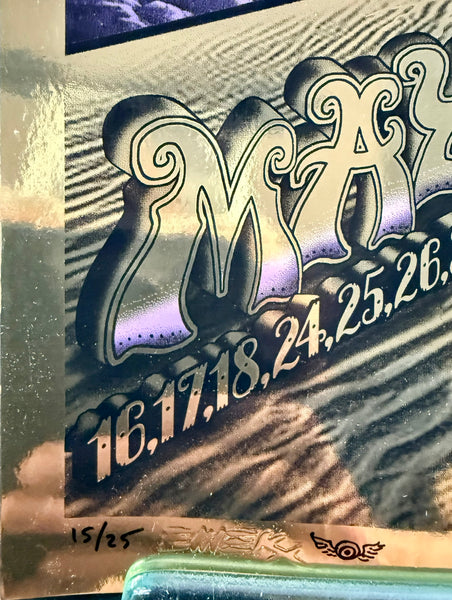 AUCTION - Dead & Company - Las Vegas '24 - Gold Foil - Edition of 25 - Emek - Near Mint