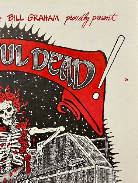 AUCTION - AOR 4.109 - Grateful Dead - 1982 Poster - UC Davis - Excellent