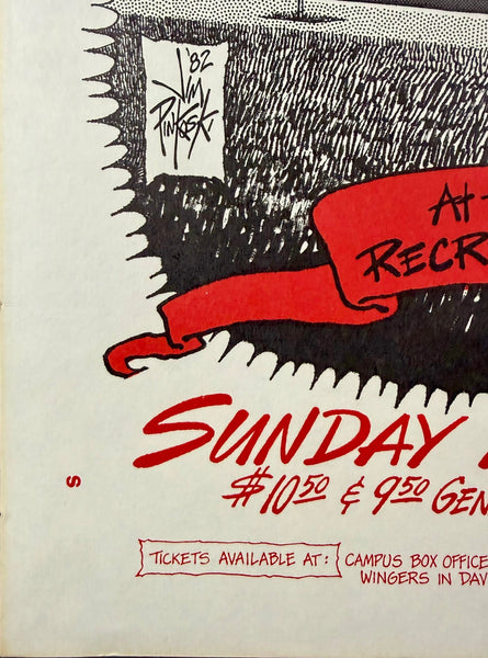 AUCTION - AOR 4.109 - Grateful Dead - 1982 Poster - UC Davis - Excellent