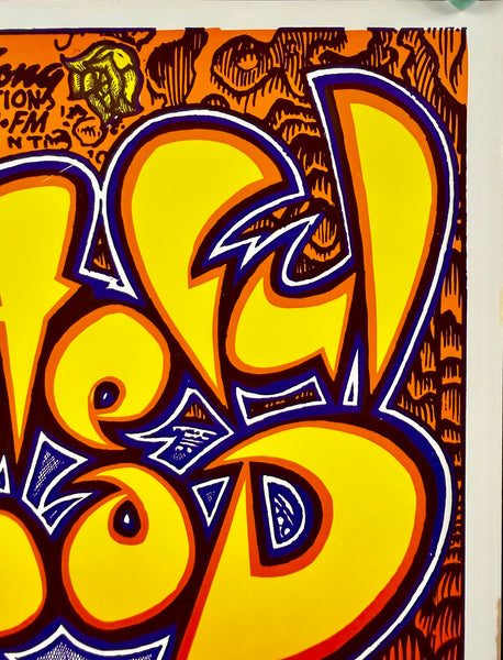 AUCTION - AOR 4.159 - Grateful Dead - 1982 Poster - Austin, TX "Manor Downs" - Excellent