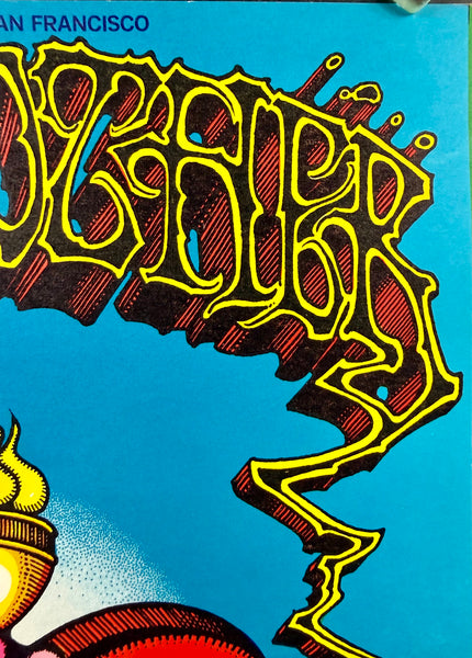 AUCTION - BG-136 - Big Brother Janis Joplin - Rick Griffin - 1968 Poster - Fillmore West - Near Mint