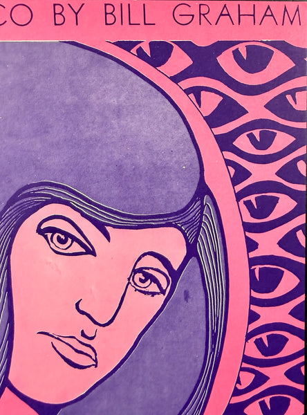 AUCTION -  BG-44 - The Doors - Wes Wilson - 1967 Poster - Fillmore Auditorium - Near Mint Minus
