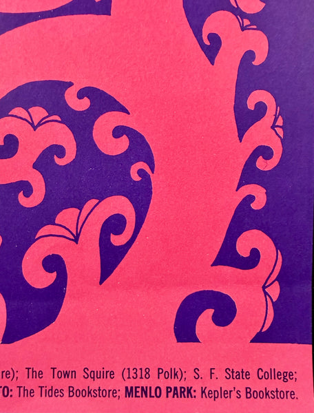 AUCTION -  BG-44 - The Doors - Wes Wilson - 1967 Poster - Fillmore Auditorium - Near Mint Minus
