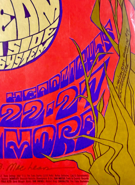 AUCTION - BG-79 - Cream - Eric Clapton - Bonnie MacLean Signed - 1967 Poster - Fillmore Auditorium -  CGC Graded 9.6