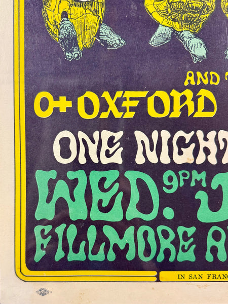 AUCTION - BG-15 - The Turtles - Wes Wilson - 1966 Poster - Fillmore Auditorium - CGC Graded 9.2