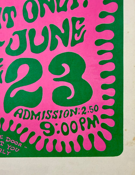 AUCTION - BG-12 - Van Morrison & Them - Wes Wilson - 1966 Poster - Fillmore Auditorium - Near Mint Minus - SF Rock Posters & Collectibles
