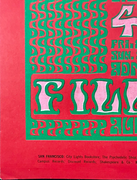 AUCTION - BG-35 - Muddy Waters - Wes WIlson - 1966 Poster - Fillmore Auditorium - Near Mint Minus - SF Rock Posters & Collectibles
