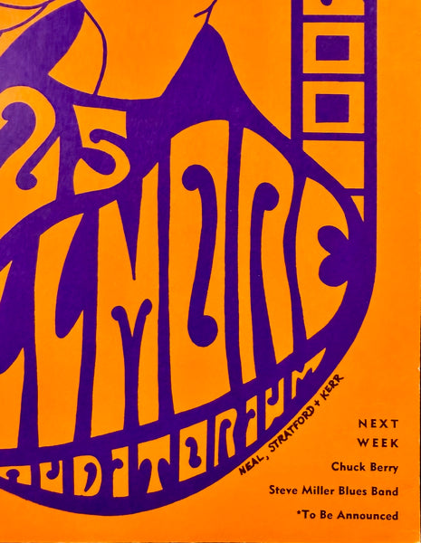 AUCTION - BG-69 - Jimi Hendrix - Jefferson Airplane - 1967 Poster - Fillmore Auditorium - Excellent - SF Rock Posters & Collectibles