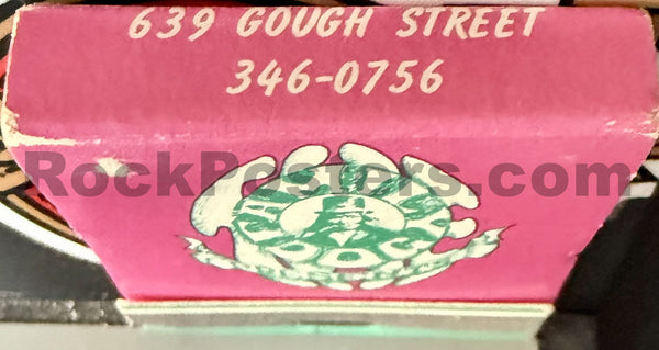 AUCTION - Family Dog - Promo Book of Matches 1967 - Near Mint Minus