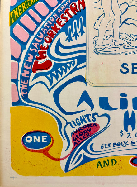 AUCTION - "Ancestral Spirits Festival" - 1967 Poster - California Hall  - Excellent