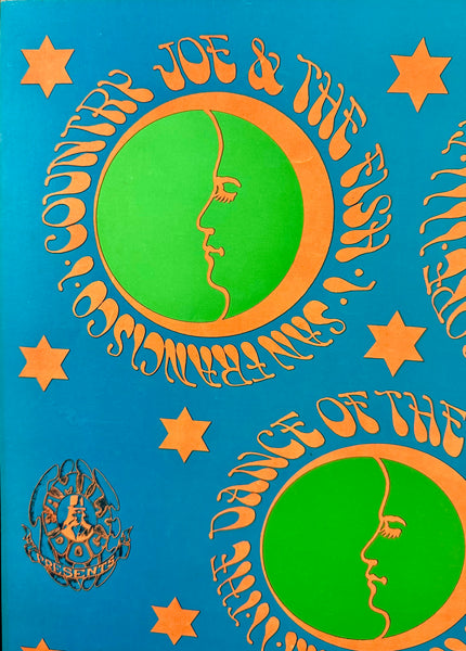 AUCTION - FD-46 - Country Joe & the Fish - Victor Moscoso - 1967 Poster - Avalon Ballroom  - Excellent