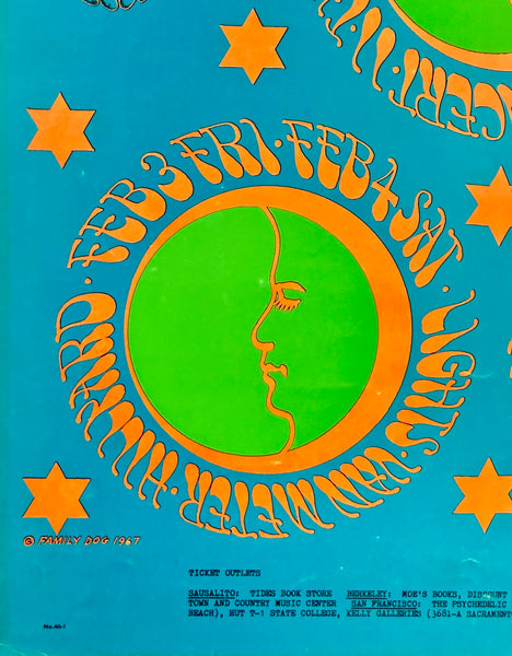 AUCTION - FD-46 - Country Joe & the Fish - Victor Moscoso - 1967 Poster - Avalon Ballroom  - Excellent