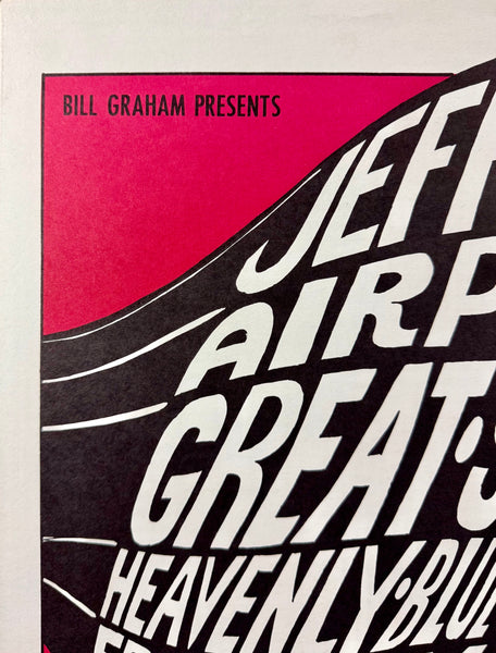 AUCTION - BG-10 - Jefferson Airplane - Great Society - Wes Wilson - 1966 Poster - Fillmore Auditorium - Excellent - SF Rock Posters & Collectibles