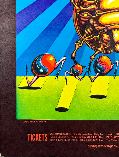 AUCTION - BG-140 - Jimi Hendrix Experience - Rick Griffin - 1968 Poster - Winterland - Excellent - SF Rock Posters & Collectibles