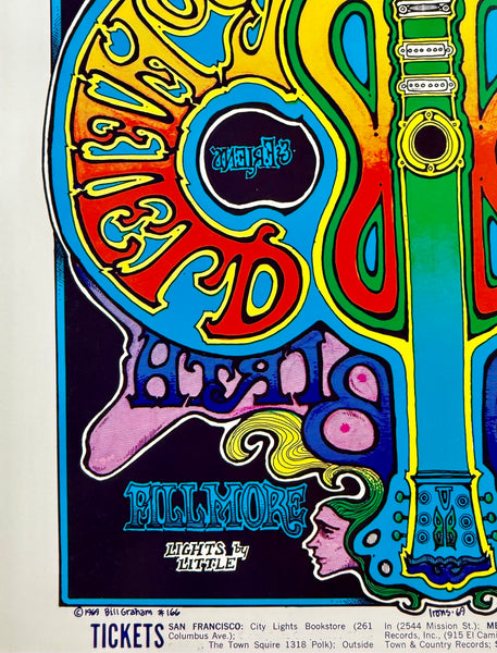 AUCTION - BG-166 - Butterfield Blues Band - Greg Irons - 1969 Poster - Fillmore West - Mint