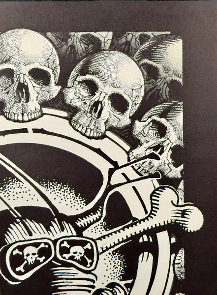 AUCTION - Grateful Dead - Blue Cheer - Rick Griffin Signed - 1968 Poster - Shrine Los Angeles - Near Mint Minus