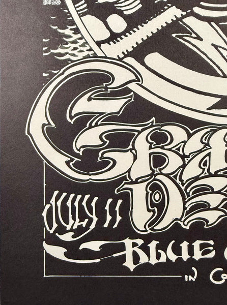 AUCTION - Grateful Dead - Blue Cheer - Rick Griffin Signed - 1968 Poster - Shrine Los Angeles - Near Mint Minus