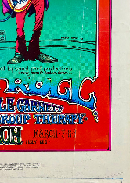 AUCTION - AOR 2.29 - Moby Grape - Greg Irons - 1969 Poster - Avalon Ballroom - Very Good