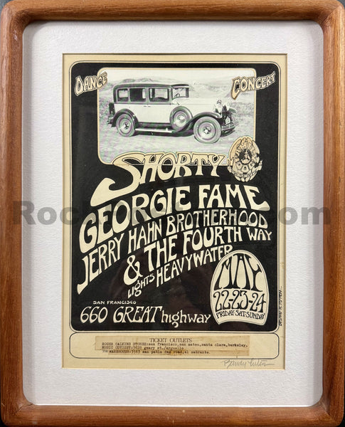 Original Art - Family Dog - Shorty Georgie Fame - Randy Tuten Signed - 1970 - Great Highway - Near Mint